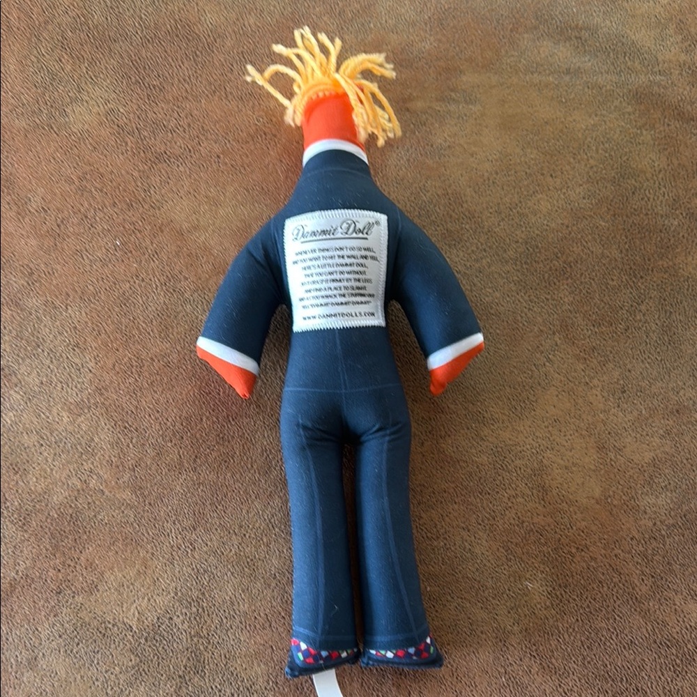 Dammit Doll Trump in suit look alike Orange and Blue Plush - Picture 2 of 7